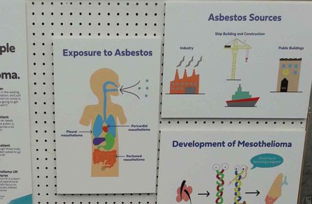 Asbestos sources cartoon