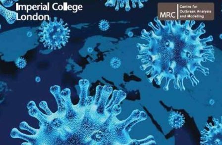 Front cover of the 2012 MRC Centre for Outbreak Analysis and Modelling Annual Report