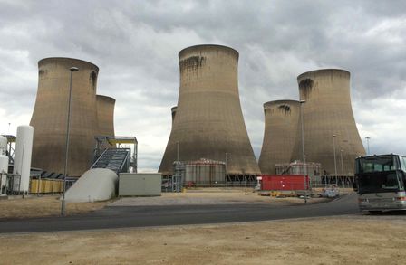 Photo of 6 ccoling towers at Drax power station