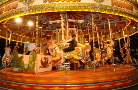 Fairground carousel