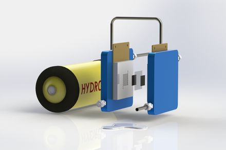 3D Hydrogen PEMFC Cell - Explosion Schematic