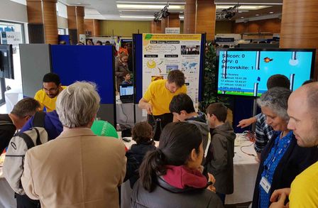 A very busy stall