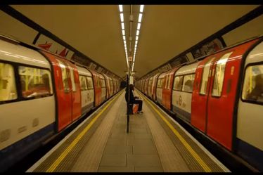 video still of underground tube