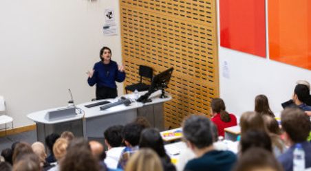 Panel forum in a lecture theatre