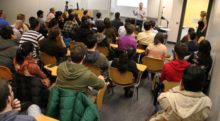 Students in a seminar room