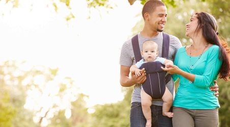 Parents and baby