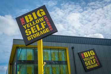 Big Yellow storage sign