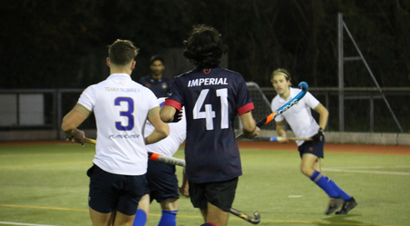Hockey players during a BUCS fixture