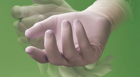 Eco green concept hand