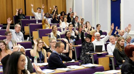 Audience at an Imperial College Public Health Short  course