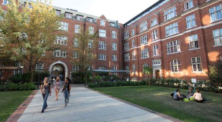 Students outside Beit Hall