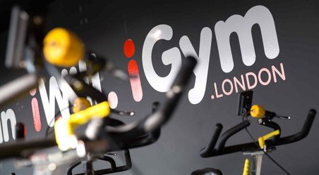 Spin bikes in iGym London