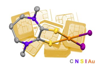 gold structure and SIM cards