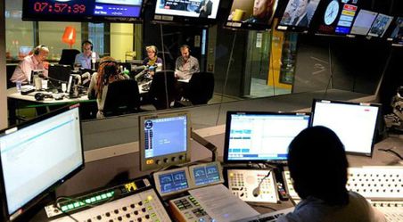 BBC radio studio