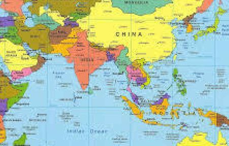 Map of East Asia 