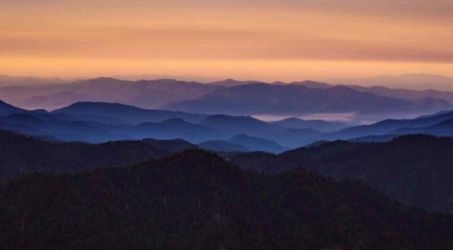 Lanscape of mountains