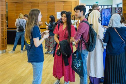 Prospective students at Imperial open day