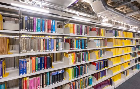 Central Library book shelves