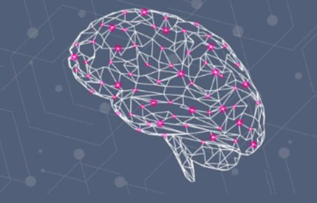 Graphic of brain connections