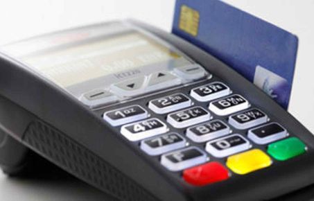 Picture of card payment device