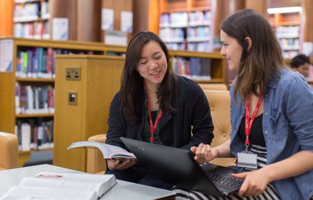 Students discussing