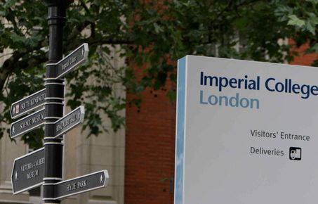 Imperial College sign posts