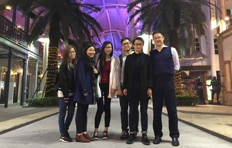 An alumni reunion group in Macau