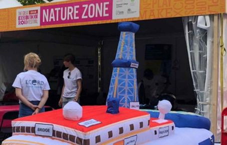 IODP inflatable ship at Great exhibition road festival
