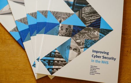 Cover of IGHI report on NHS cyber security and digital health