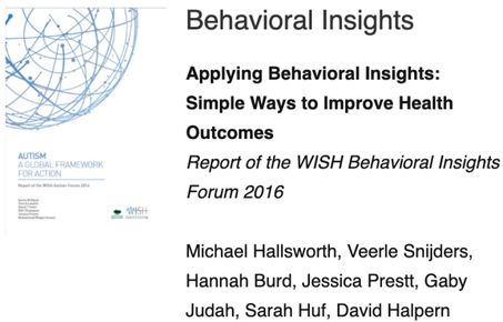 WISH behavioral insights report cover