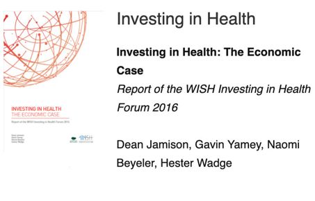 WISH investing in health report cover