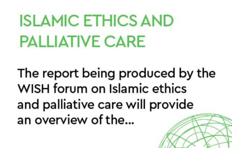 WISH report cover on Islamic ethics and palliative care