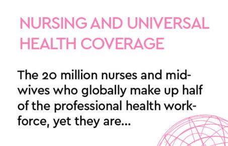 WISH nursing and universal health coverage report cover