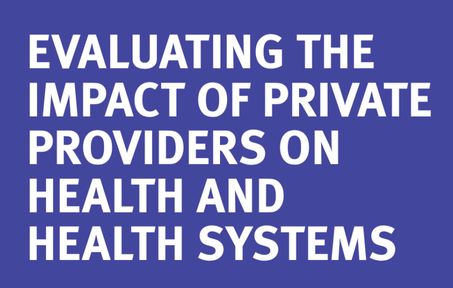 Report cover on universal health coverage