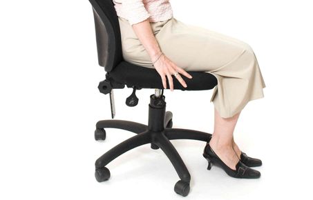 Sitting in your ergonomic chair