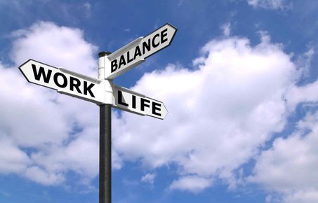 Work life balance sign