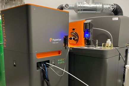 Photograph of Hyperion equipment in lab