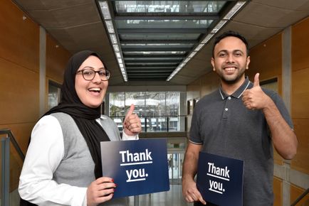 Saher Jabeen, Chemical Engineering (left)