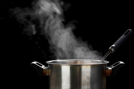 Steaming pot