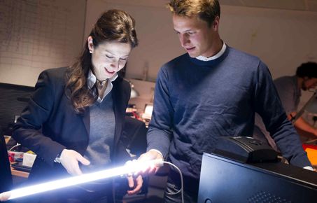 An alum and a student in the Imperial Incubator