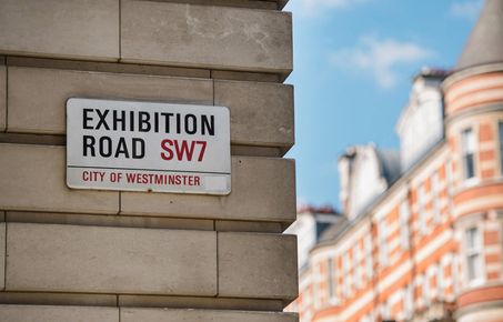 exhibition road signage 