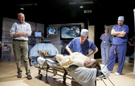 A medical simulation demonstrated by Professor Roger Kneebone