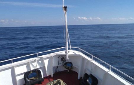 View of Ocean from Research Ship