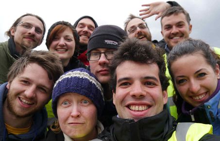 staff and PhD selfie