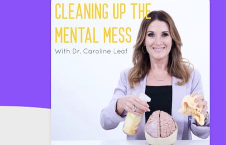 woman cleaning a brain