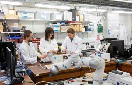 surgical robotics and students