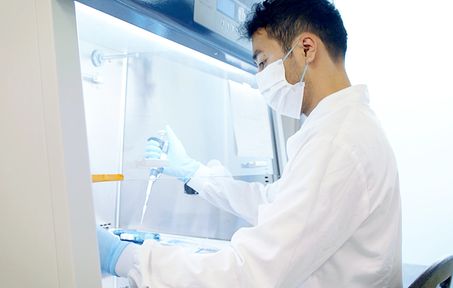 Researcher in a lab