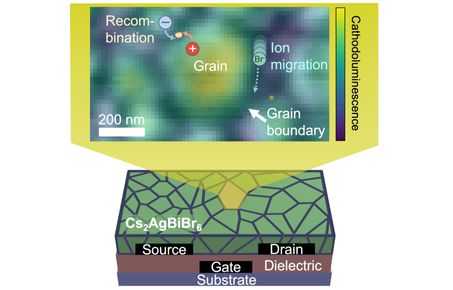 Role of grain boundaries in Cs2AgBiBr6