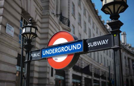 Signage for London Undegrand at Picadilly Circus