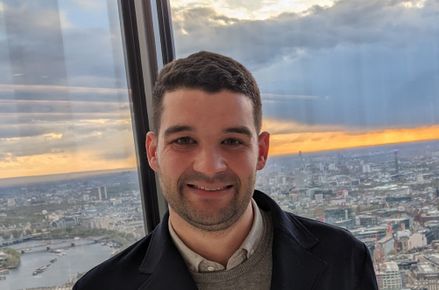 portrait of PhD student representative Murry Cox